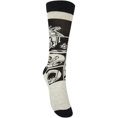 Kit de Meias Cano Alto Liga da Justiça Batman com 2 Pares - 38 a 43 - Adulto - Foto 2