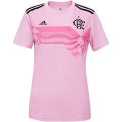 Camisa do Flamengo Rosa 2019 adidas - Feminina - Foto 1