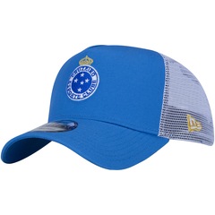 Boné Aba Curva do Cruzeiro New Era 940 - Snapback - Trucker - Adulto - Foto 1
