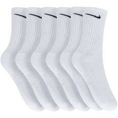 Kit de Meias Cano Alto Nike Everyday Cushioned Crew Adulto - Foto 1