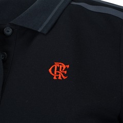 Camisa Polo do Flamengo 3S adidas - Feminina - Foto 3
