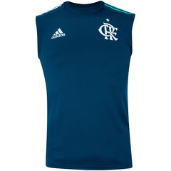 Camiseta Regata de Treino do Flamengo 2020 adidas - Masculina - Foto 1