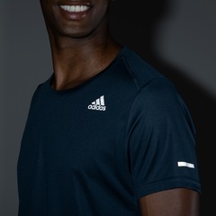Camiseta adidas Run It - Masculina - Foto 4