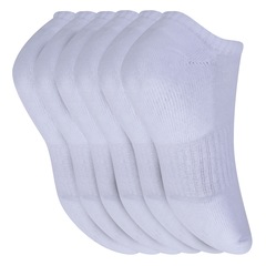 Kit de Meias Invisível Nike Dri-Fit Everyday Cushioned No Show com 6 Pares - 34 a 38 - Adulto - Foto 2