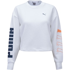 Blusão Puma Rebel Crew Sweat TR - Feminino - Foto 1