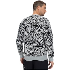 Blusão de Moletom Nike Crew AOP - Masculino - Foto 2