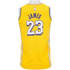 Camisa Regata Nike Los Angeles Lakers Lebron James 23 JSY - Masculina - Foto 2