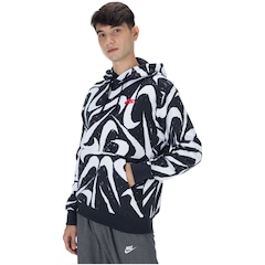 Blusão de Moletom com Capuz Nike Hoodie PO BB AOP 2 - Masculino - Foto 2