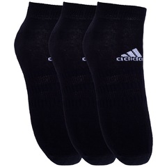 Kit de Meias adidas Cush Low com 3 Pares - 38 a 40 - Feminino - Foto 3