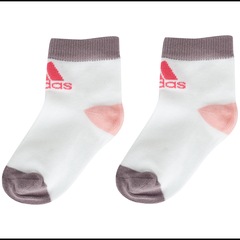 Kit de Meias adidas LK Ankle com 3 Pares - 20 a 22 - Infantil - Foto 5