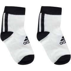Kit de Meias adidas LK Ankle com 3 Pares - 20 a 22 - Infantil - Foto 3