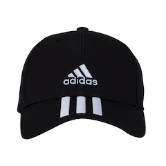 Boné Aba Curva adidas Basebal 3 Stripes Cotton Twil - Strapback - Adulto - Foto 3