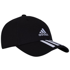 Boné Aba Curva adidas Basebal 3 Stripes Cotton Twil - Strapback - Adulto - Foto 6