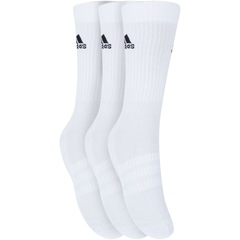 Kit de Meias Cano Alto adidas Cush Crew com 3 Pares - 41 a 43 - Masculino - Foto 2