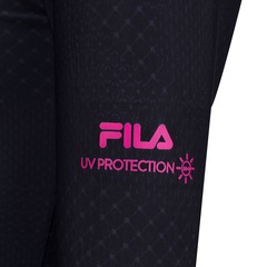 Maiô Manga Longa com Proteção Solar UV Fila Body Print - Adulto - Foto 3