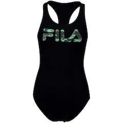 Maiô para Natação com Proteção Solar UV Fila Tri Logo II - Adulto - Foto 1