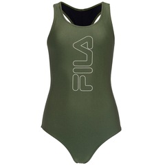 Maiô para Natação com Proteção Solar UV Fila Tri Logo II - Adulto - Foto 1