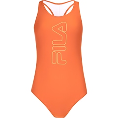 Maiô para Natação com Proteção Solar UV Fila Tri Logo II - Adulto - Foto 4