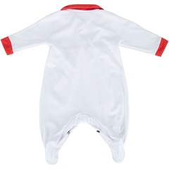 Saída de Maternidade do Flamengo com Macacão e Lacinho Torcida Baby Feminina - Infantil - Foto 2