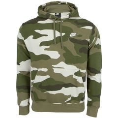 Blusão com Capuz Nike Hoodie PO FT Camo - Masculino - Foto 1