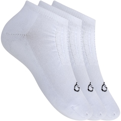 Kit de Meias Invisível Olympikus Tripack com 3 Pares - Adulto - Foto 1