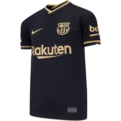 Camisa Barcelona II 20/21 Nike - Infantil - Foto 3