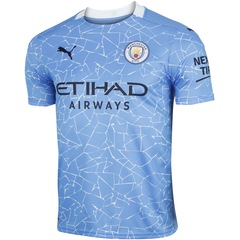 Camisa Manchester City I 20/21 Puma - Masculina - Foto 3