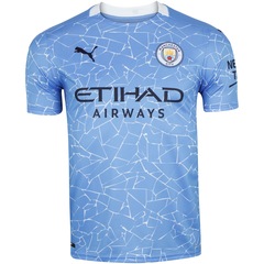 Camisa Manchester City I 20/21 Puma - Masculina - Foto 1