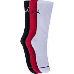 Kit de Meias Cano Alto Nike Everyday Crew com 3 Pares - 39 - 43 - Adulto - Foto 3