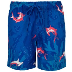 Bermuda de Banho Oxer Estampa Regular - Masculina - Foto 3