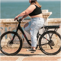 Bicicleta Elétrica Caloi E-Vibe Urbam - Aro 27,5 - Motor 350 W - Freios Hidráulico Shimano - Foto 15