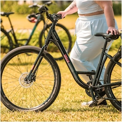 Bicicleta Elétrica Caloi E-Vibe Urbam - Aro 27,5 - Motor 350 W - Freios Hidráulico Shimano - Foto 17