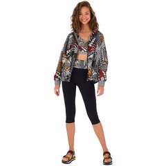 Calça Capri Farm Rio Beleza Gráfica - Feminina - Foto 4