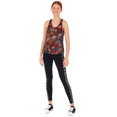 Camiseta Regata Farm Rio Dry Tropicália Barrado - Feminina - Foto 3