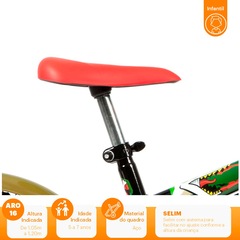 Bicicleta Caloi Power Rex - Aro 16 - Freio Cantilever - Infantil - Foto 3