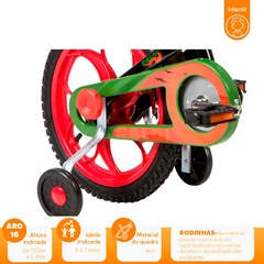 Bicicleta Caloi Power Rex - Aro 16 - Freio Cantilever - Infantil - Foto 7