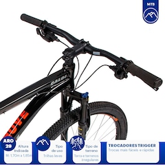 Mountain Bike Caloi Extreme - Aro 29 - Freio a Disco Hidráulico - Câmbio Traseiro Shimano - Foto 4