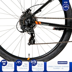 Mountain Bike Caloi Extreme - Aro 29 - Freio a Disco Hidráulico - Câmbio Traseiro Shimano - Foto 8