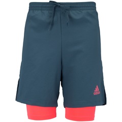 Bermuda adidas 2In1 Response - Masculina - Foto 3