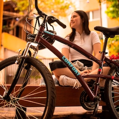 Bicicleta Caloi 400 Comfort - Aro 26 - Freios V-Brake - Feminina - Foto 10