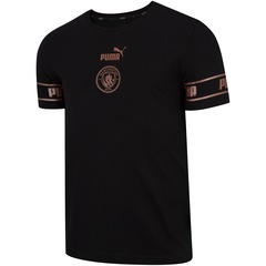 Camiseta Manchester City Puma Culture Tee - Masculina - Foto 3