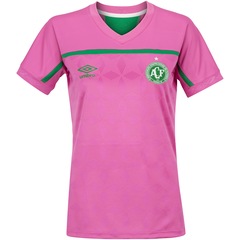 Camisa do Chapecoense 2020 Outubro Rosa Umbro - Feminina - Foto 1