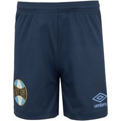 Kit do Grêmio III 2020 Umbro Camisa + Calção - Infantil - Foto 5