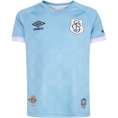Kit de Uniforme de Futebol do Santos III 2020 Umbro com Camisa e Calção - Infantil - Foto 1