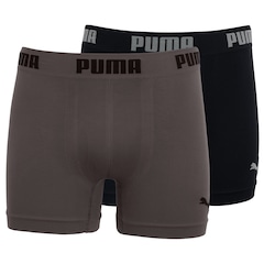 Kit de Cuecas Boxer sem Costura Puma com 2 Unidades - Adulto - Foto 3