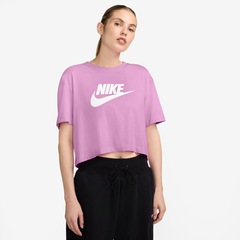 Blusa Cropped Nike Tee Sportswear Essential - Feminina - Foto 1
