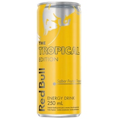 Energético Red Bull Energy Drink The Tropical Edition - Frutas Tropicais - 250ml - Foto 1