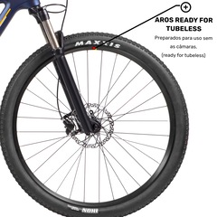 Mountain Bike Caloi Carbon Ibex - Aro 29 - Câmbio Traseiro Shimano Deore - 12 Marchas - Foto 7