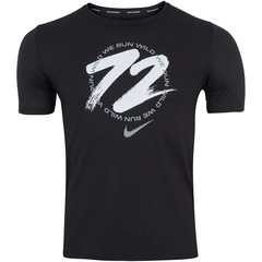 Camiseta Nike Dry Fit Miler Wild Run Top SS GX - Masculina - Foto 1