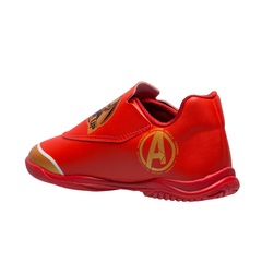 Chuteira Futsal Marvel Iron Man Velcro IC - Infantil - Foto 6